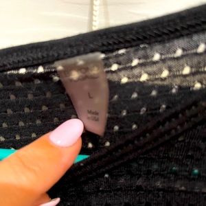 Crop mesh design top